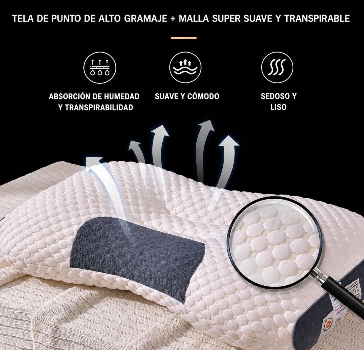 Almohada Cervical de Memory Foam