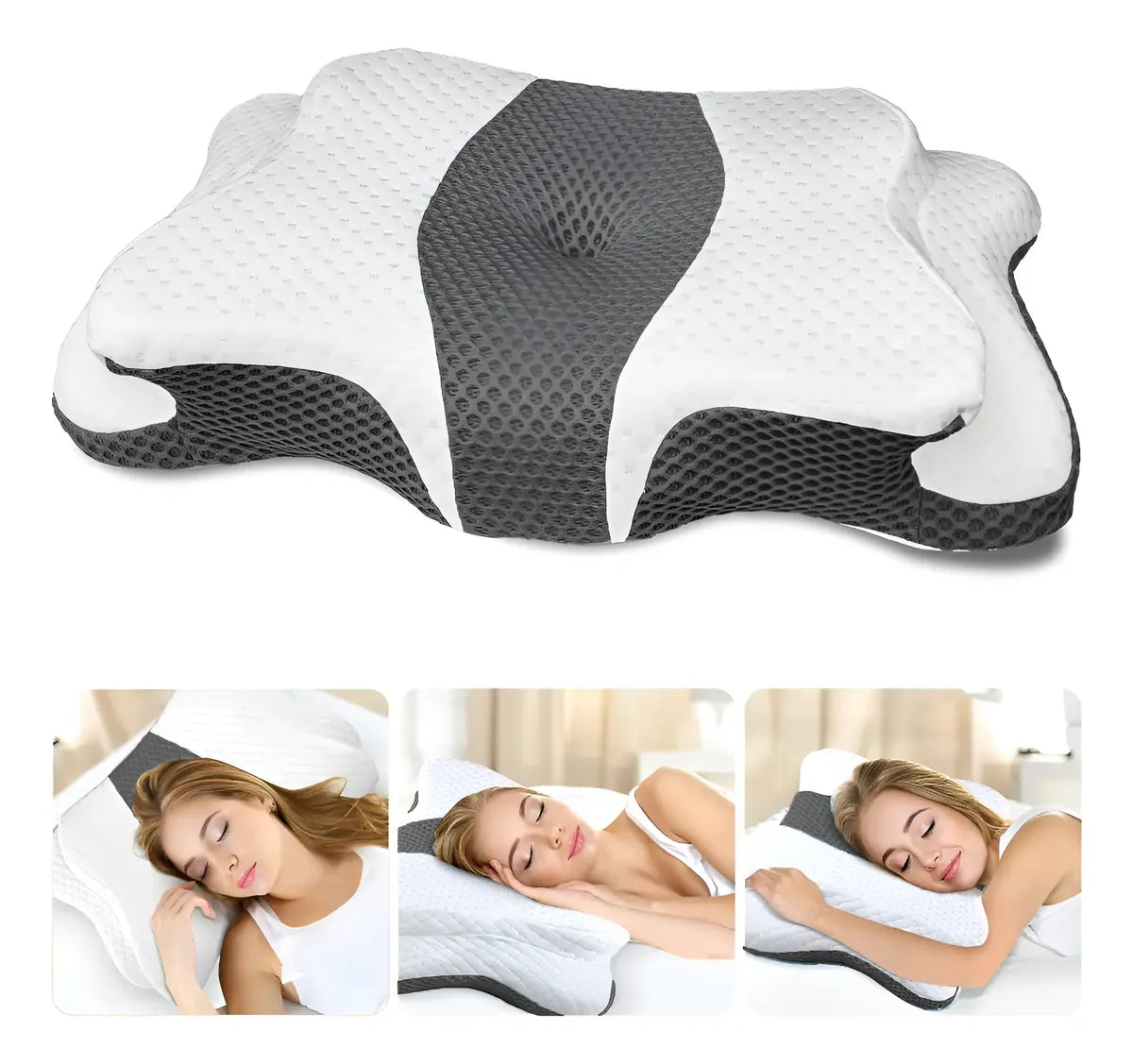 Almohada Cervical Ergonómica para Dormir